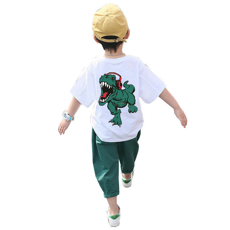 Children's Clothing Boys Summer Suits Western-style Clothes Boys Summer Handsome Short Sleeves by Baby Joy
