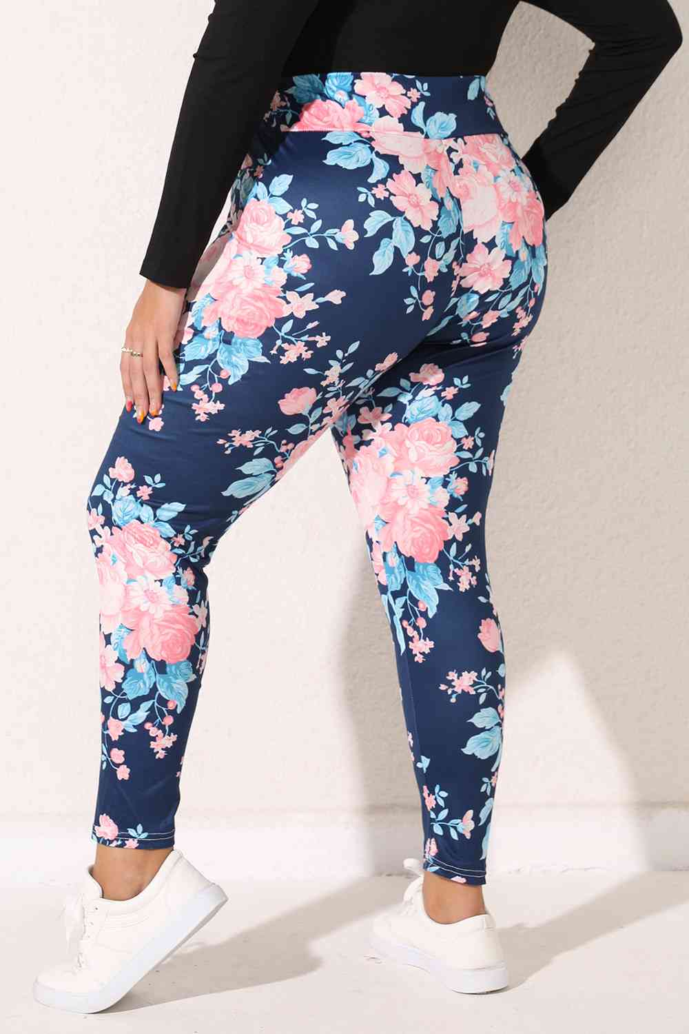 Legging à imprimé floral pour femme