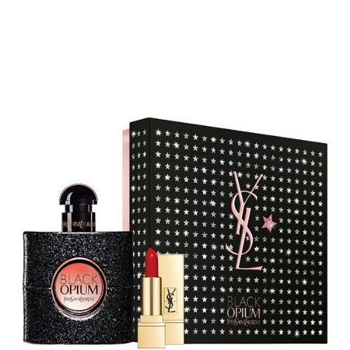 Black Opium Eau De Parfum 2 Piece Gift Set by Yves Saint Laurent