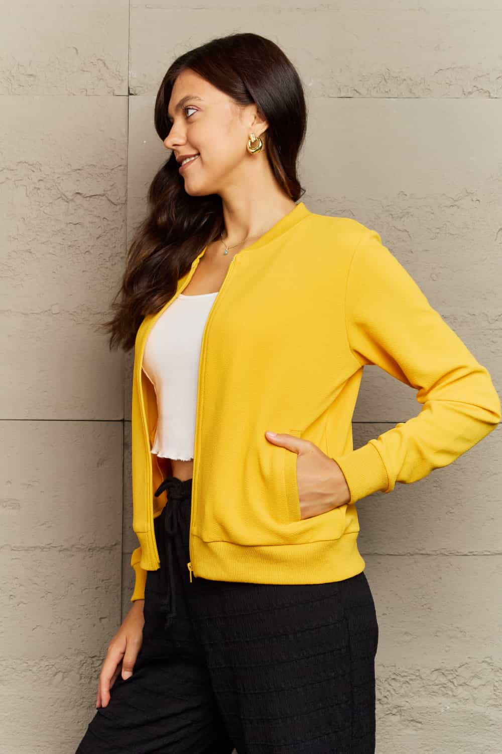 Ninexis - Chaqueta de Manga Larga con Cuello Redondo a Cuadros para Mujer Talla Grande en 1X - 3X