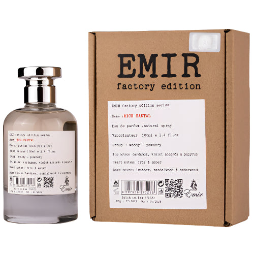 Paris Corner Emir Factory Edition Rich Santal Eau De Parfum by Paris Corner