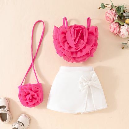 Girl's 3D Flower Pulling Strap Set by Baby Joy