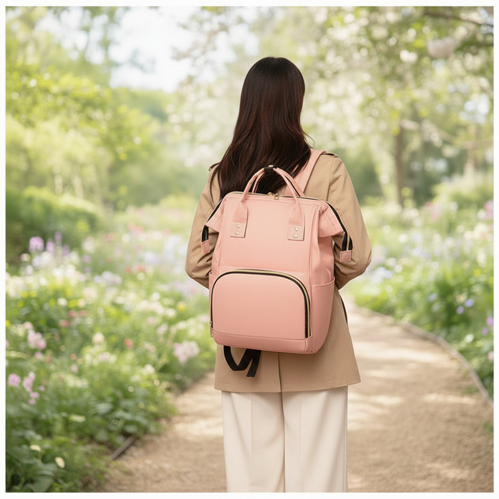 Water-repellent Oxford Fabric Backpack With A Stylish Versatile Design by Baby Joy