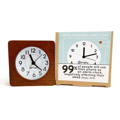Bagby CLASSIC - Silent Alarm Clock by Bagby