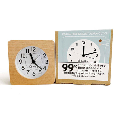 Bagby CLASSIC - Silent Alarm Clock by Bagby