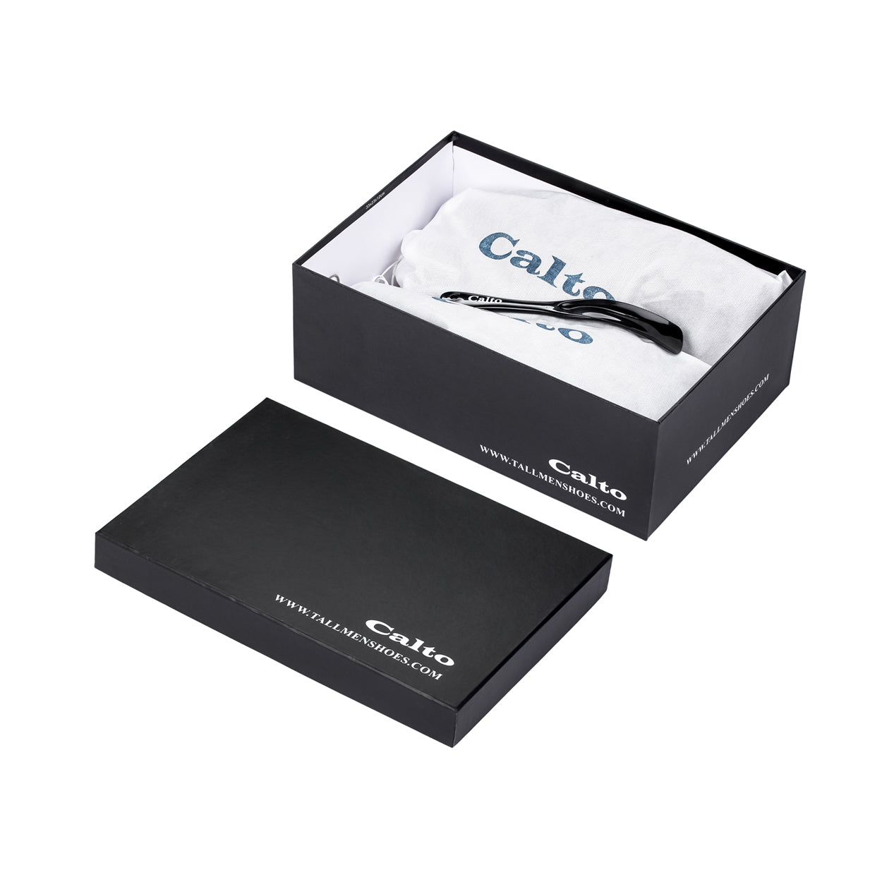 CALTO Men's Elevator Sneakers | 2.6" Height Boost Chunky Sole Sporty Sneaker