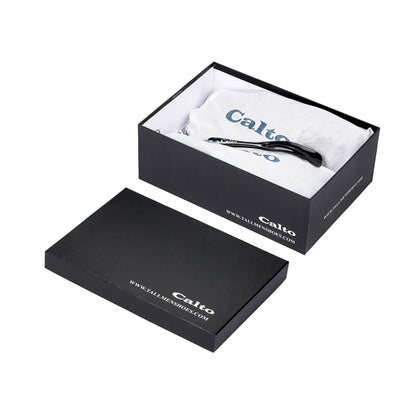CALTO Men's Elevator Sneakers | 2.6" Height Boost Chunky Sole Sporty Sneaker