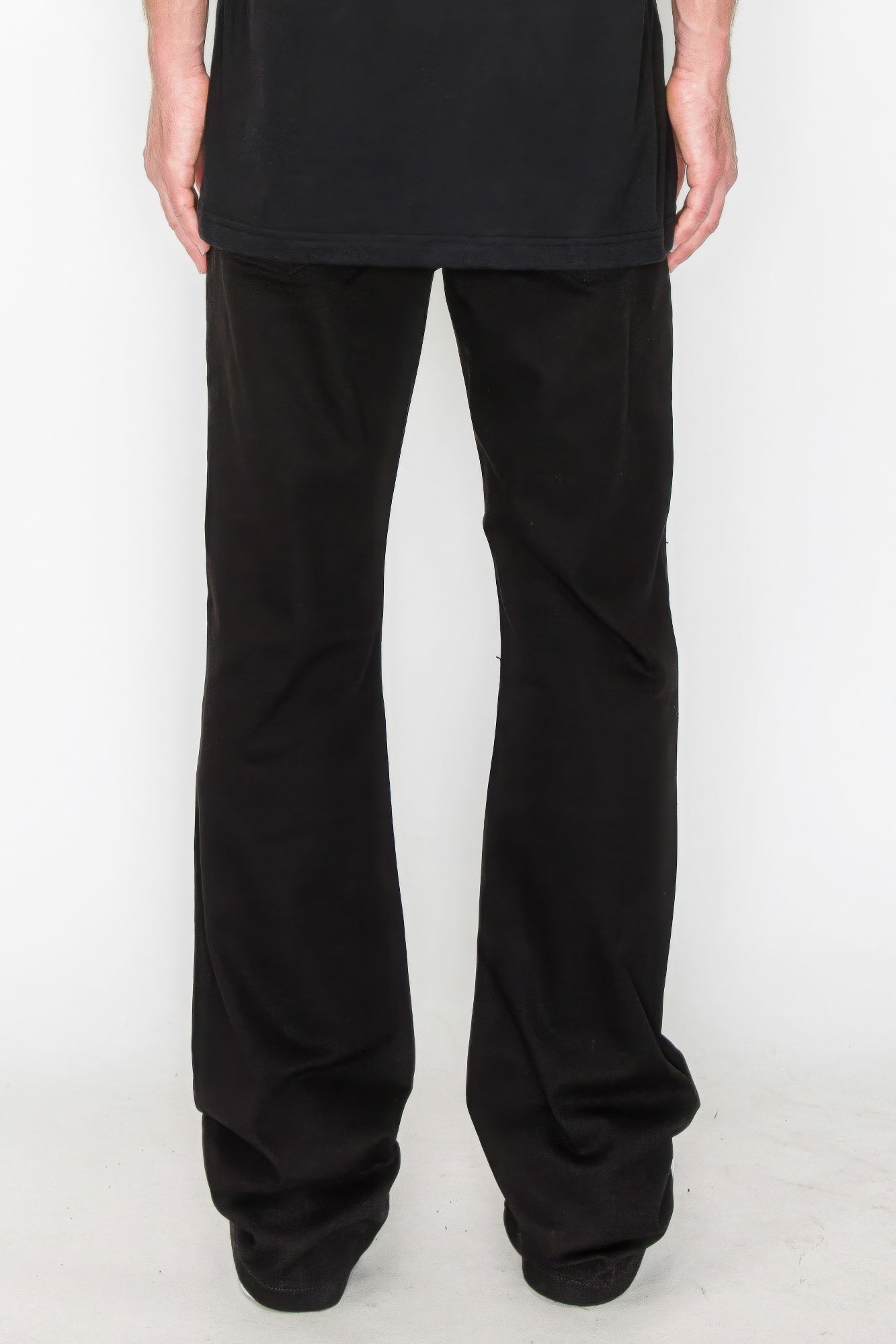Mens Bootcut Rip & Repair Colored Jeans 34