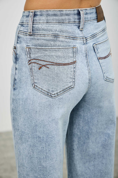 Women's High Rise Wide Leg Jeans