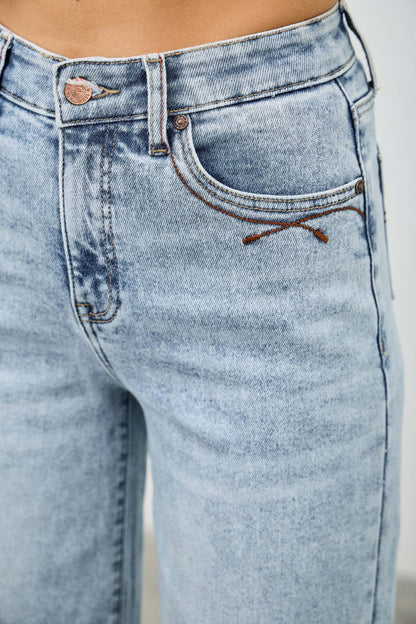 Women's High Rise Wide Leg Jeans