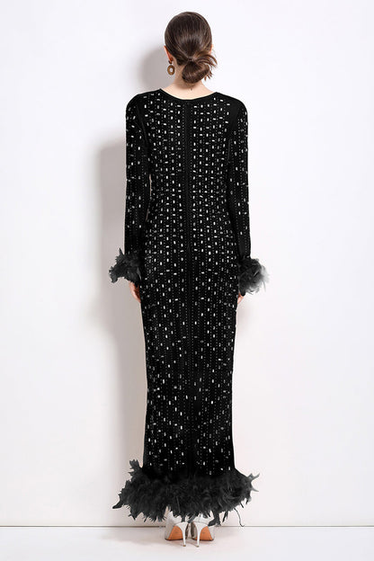 WOMEN FASHION MAXI PARTY DRESS