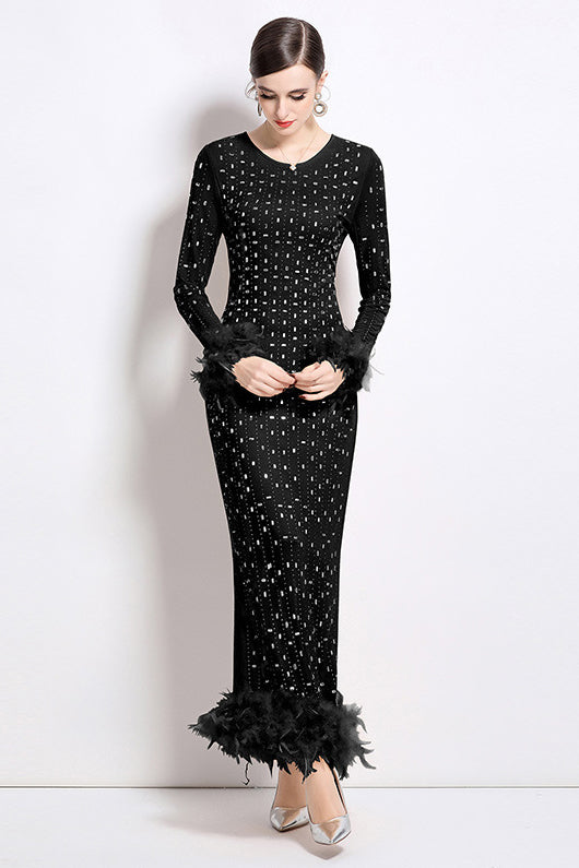 WOMEN FASHION MAXI PARTY DRESS