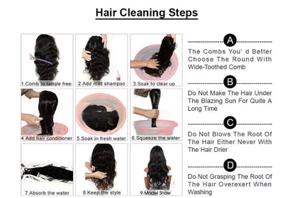 13x6 Lace Frontal Wig 200% Density Burmese Curly Wig Human Hair 13x4 HD Transparent Pre Plucked Burmese Virgin Human Hair Wigs by SEVHENN