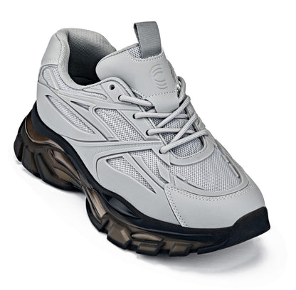 CALTO Men's Elevator Sneakers | 2.6" Height Boost Chunky Sole Sporty Sneaker 11