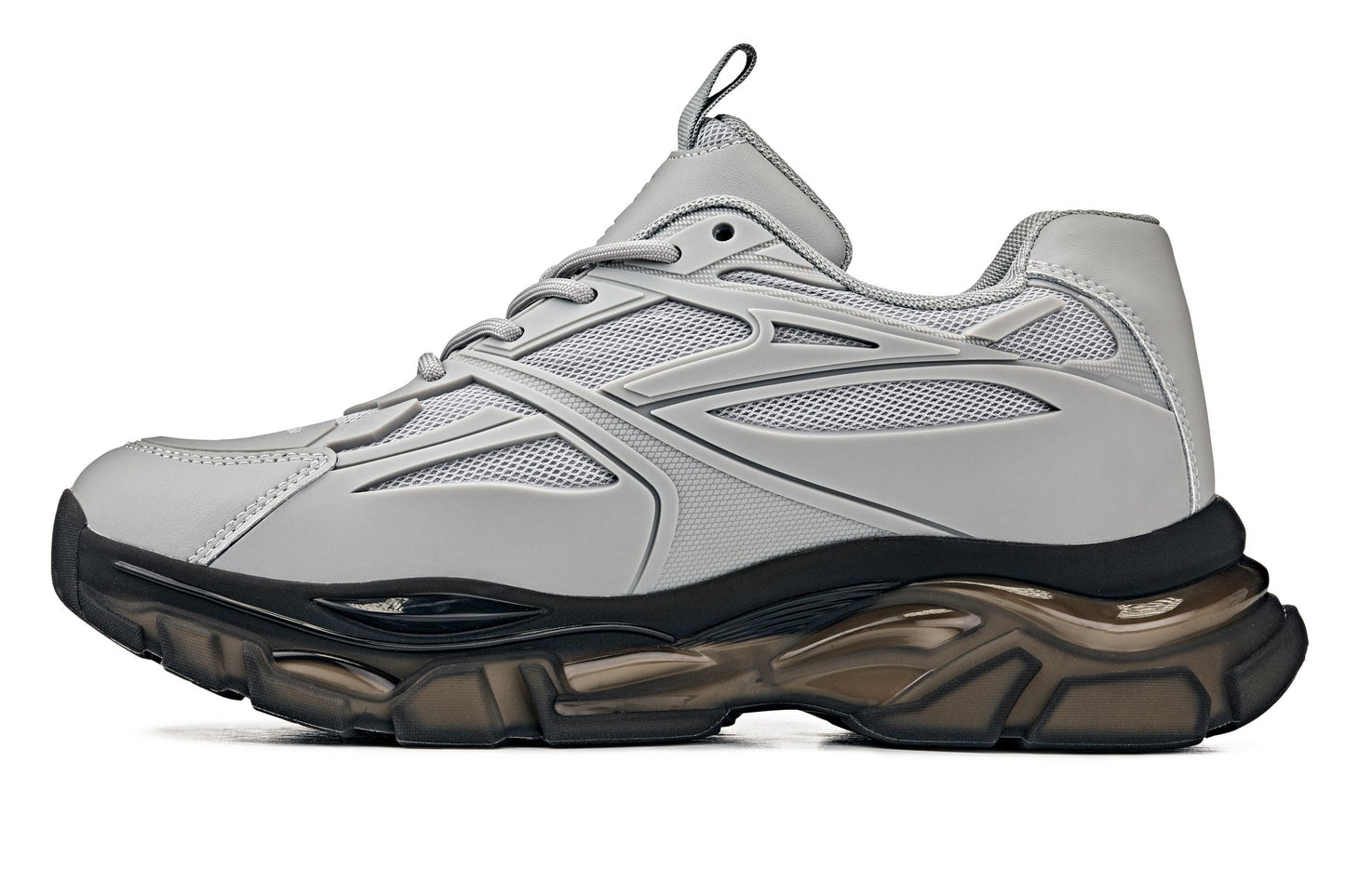 CALTO Men's Elevator Sneakers | 2.6" Height Boost Chunky Sole Sporty Sneaker 9