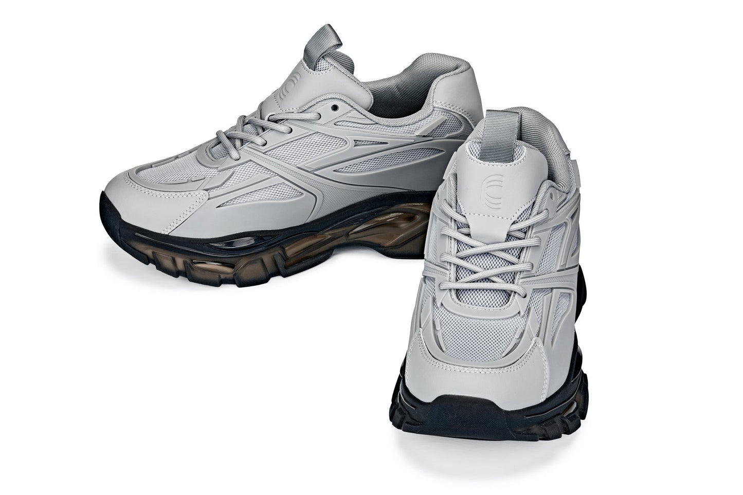 CALTO Men's Elevator Sneakers | 2.6" Height Boost Chunky Sole Sporty Sneaker