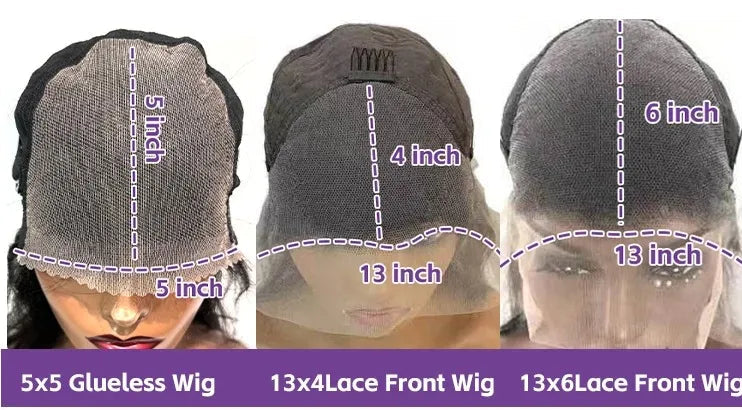 40 42 Inch HD Loose Deep Wave 13x6 Lace Front Human Hair Wigs Brazilian Curly Water Wavy 13x4 Lace Frontal Wigs For Women 250% by SEVHENN