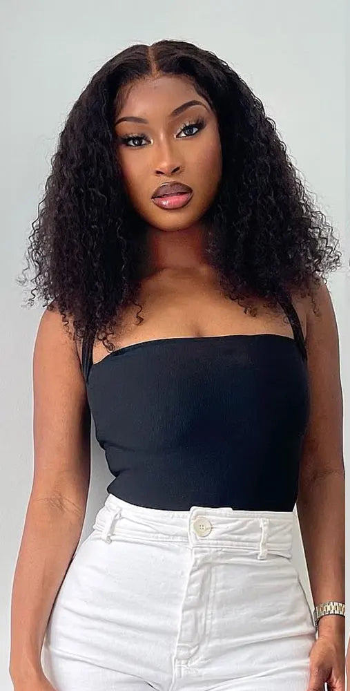 Pre Cut No Glue Water Wave 13x6 Bob Wigs Curly 7x5 Glueless Wig Human Hair Ready To Wear Lace Frontal Wigs For Women Pre Plucked by SEVHENN