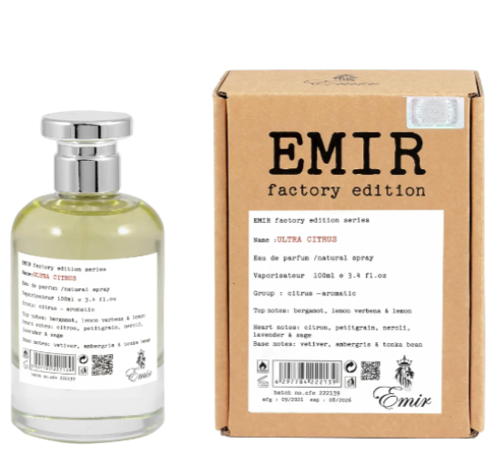 Paris Corner Emir Factory Edition Ultra Citrus Eau De Parfum by Paris Corner