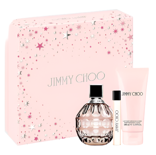Jimmy Choo Eau De Parfum 3 Piece Gift Set by Jimmy Choo