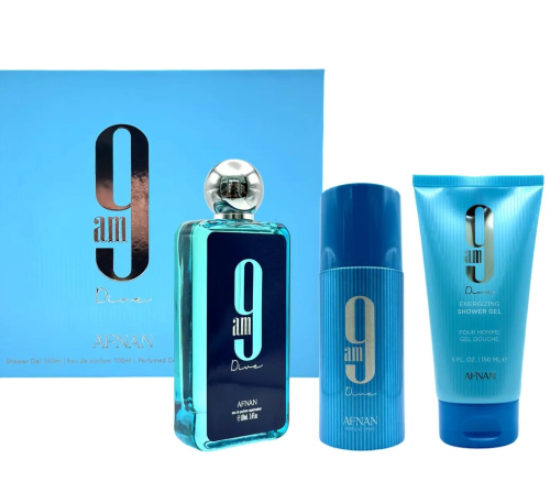Afnan 9 Am Dive 3 Piece Gift Set by Afnan