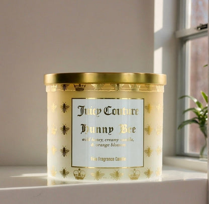 Juicy Couture 14.5 oz Soy Wax Blend 3 Wick Candle - Hunny Bee by Juicy Couture