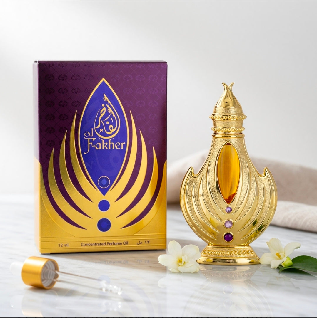Al Fakher by Afnan, 0.40 oz Perfume Oil for Unisex by Afnan