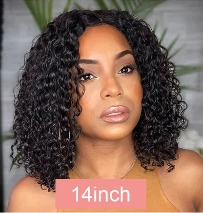 Pre Cut No Glue Water Wave 13x6 Bob Wigs Curly 7x5 Glueless Wig Human Hair Ready To Wear Lace Frontal Wigs For Women Pre Plucked by SEVHENN