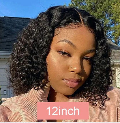Pre Cut No Glue Water Wave 13x6 Bob Wigs Curly 7x5 Glueless Wig Human Hair Ready To Wear Lace Frontal Wigs For Women Pre Plucked by SEVHENN