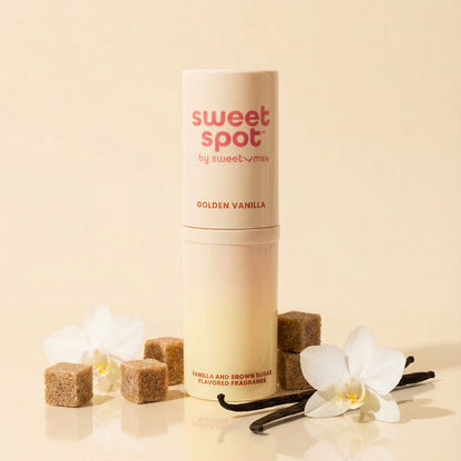 Golden Vanilla Solid Fragrance Stick | Brown Sugar & Vanilla Perfume