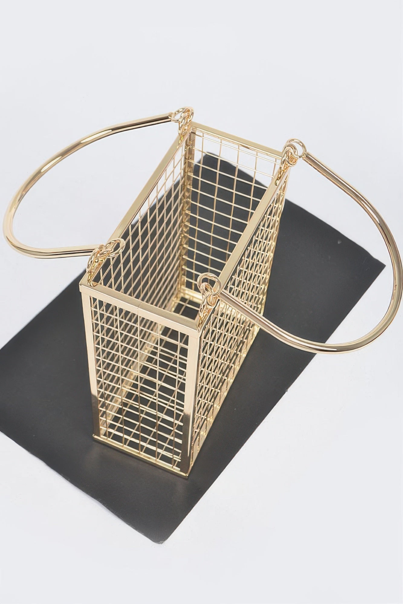 Metal Wire Clutch | Structured Iron Frame Evening Bag