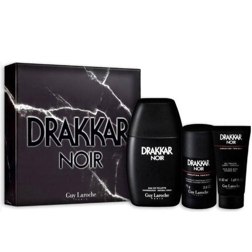 Drakkar Noir 3 Piece Gift Set by Guy Laroche