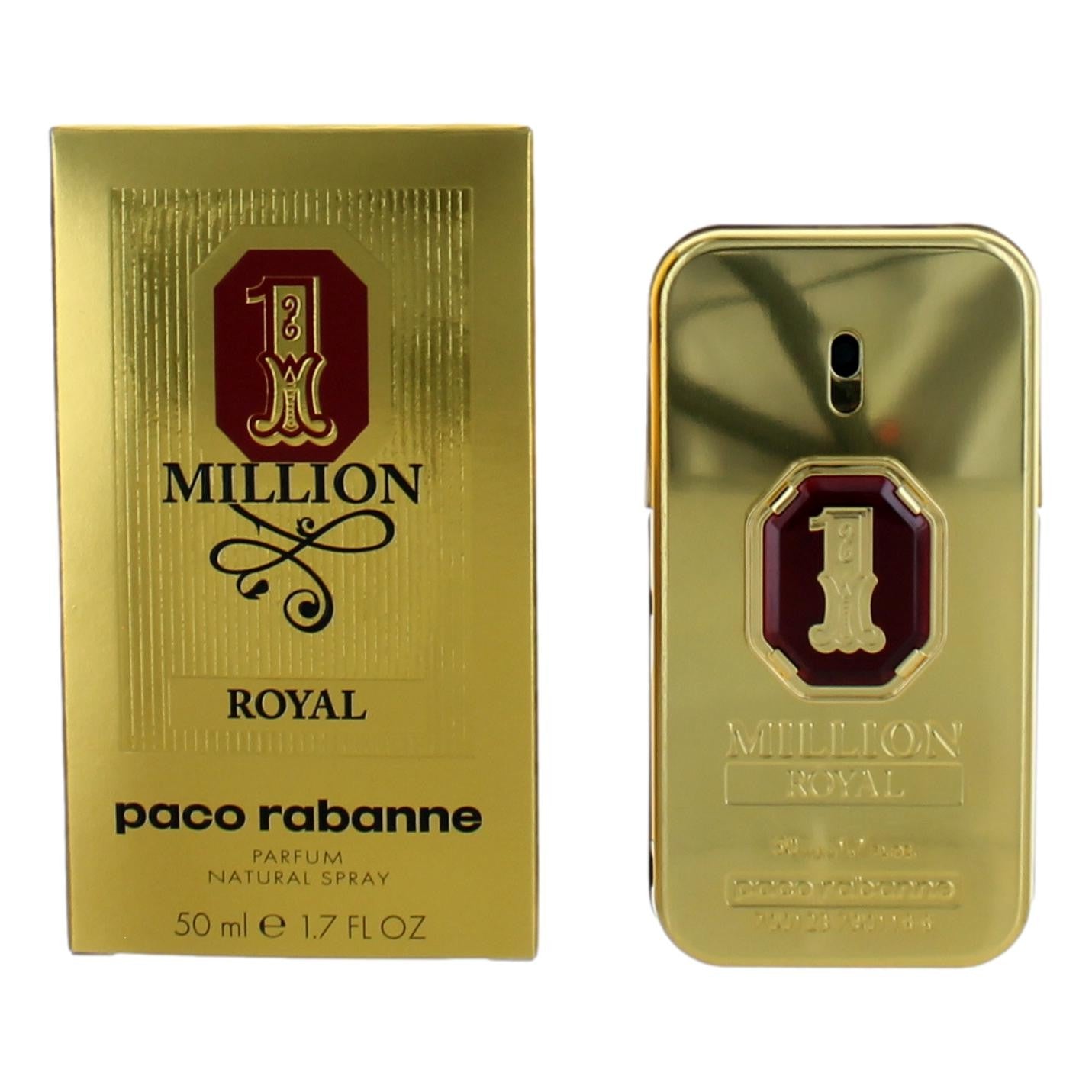 1 Million Royal by Paco Rabanne, 1.7 oz Parfum Spray for Men by Paco Rabanne