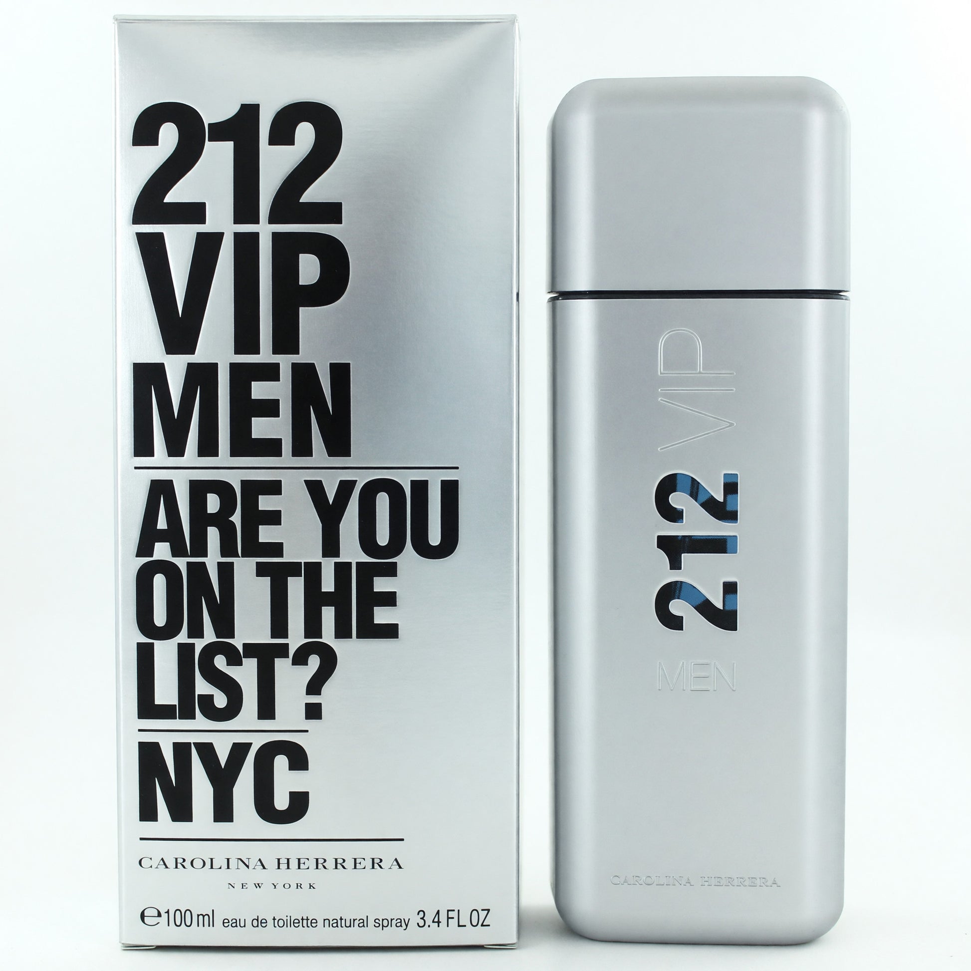 212 VIP by Carolina Herrera, 3.4 oz EDT Spray for Men by Carolina Herrera
