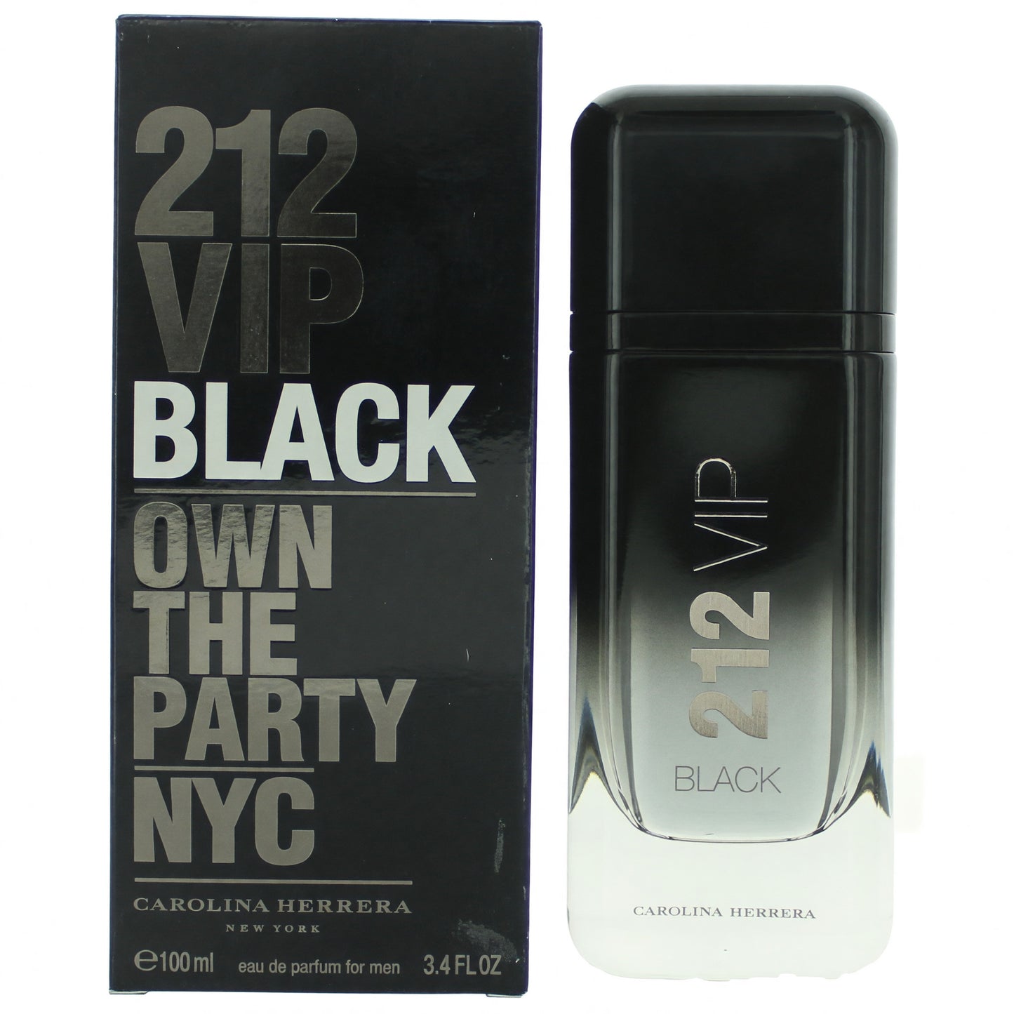 212 VIP Black by Carolina Herrera, 3.4 oz EDP Spray for Men by Carolina Herrera