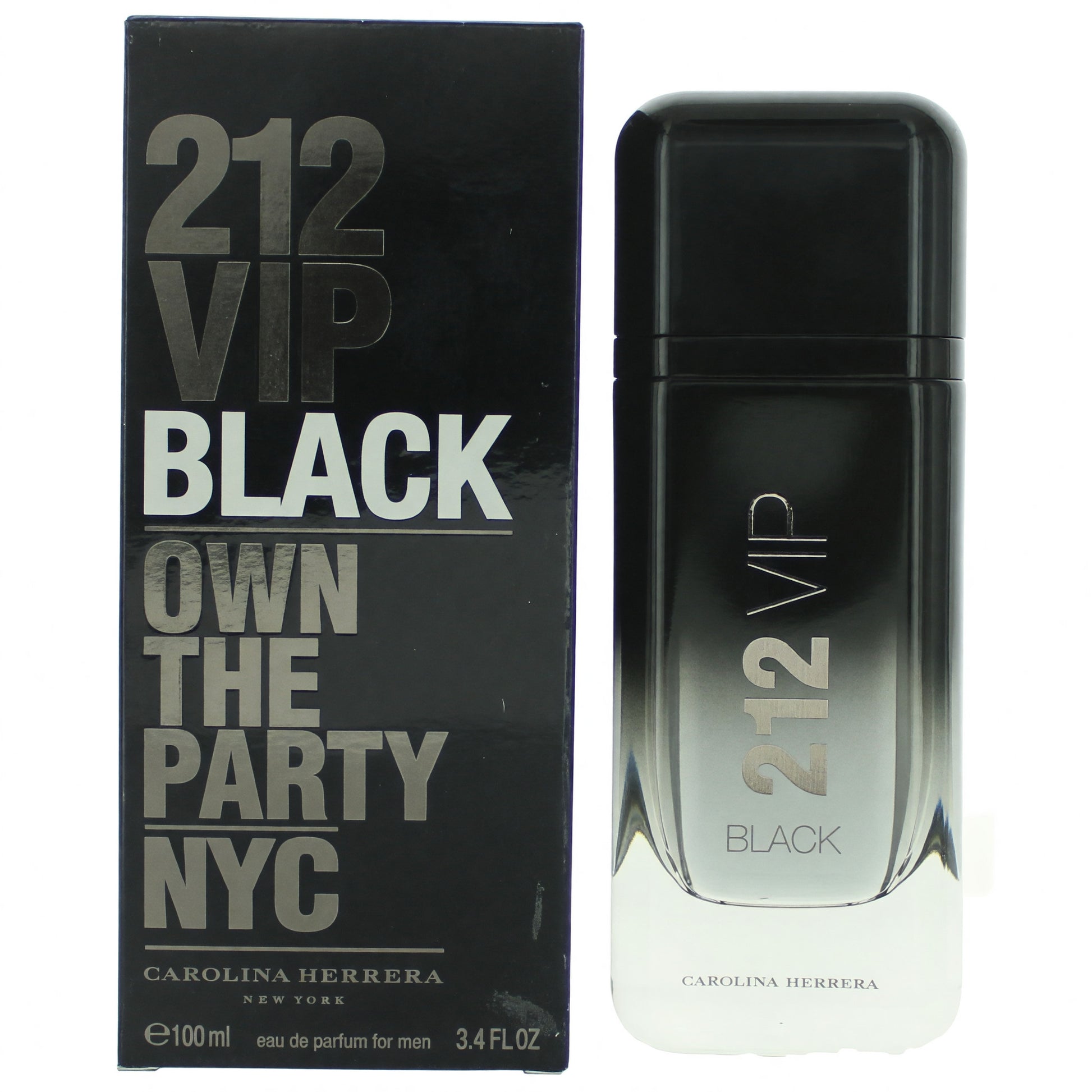212 VIP Black by Carolina Herrera, 3.4 oz EDP Spray for Men by Carolina Herrera