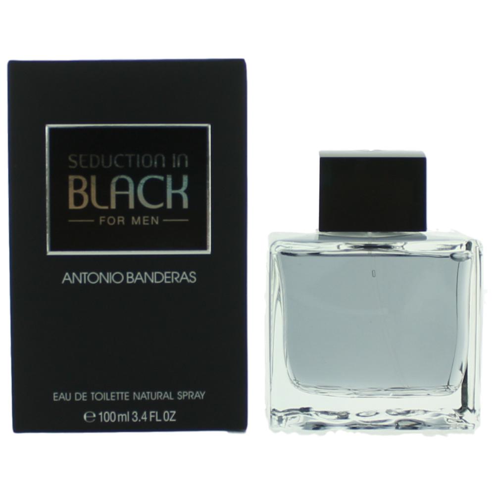 Seduction in Black by Antonio Banderas, 3.4 oz EDT Spray for Men by Antonio Banderas