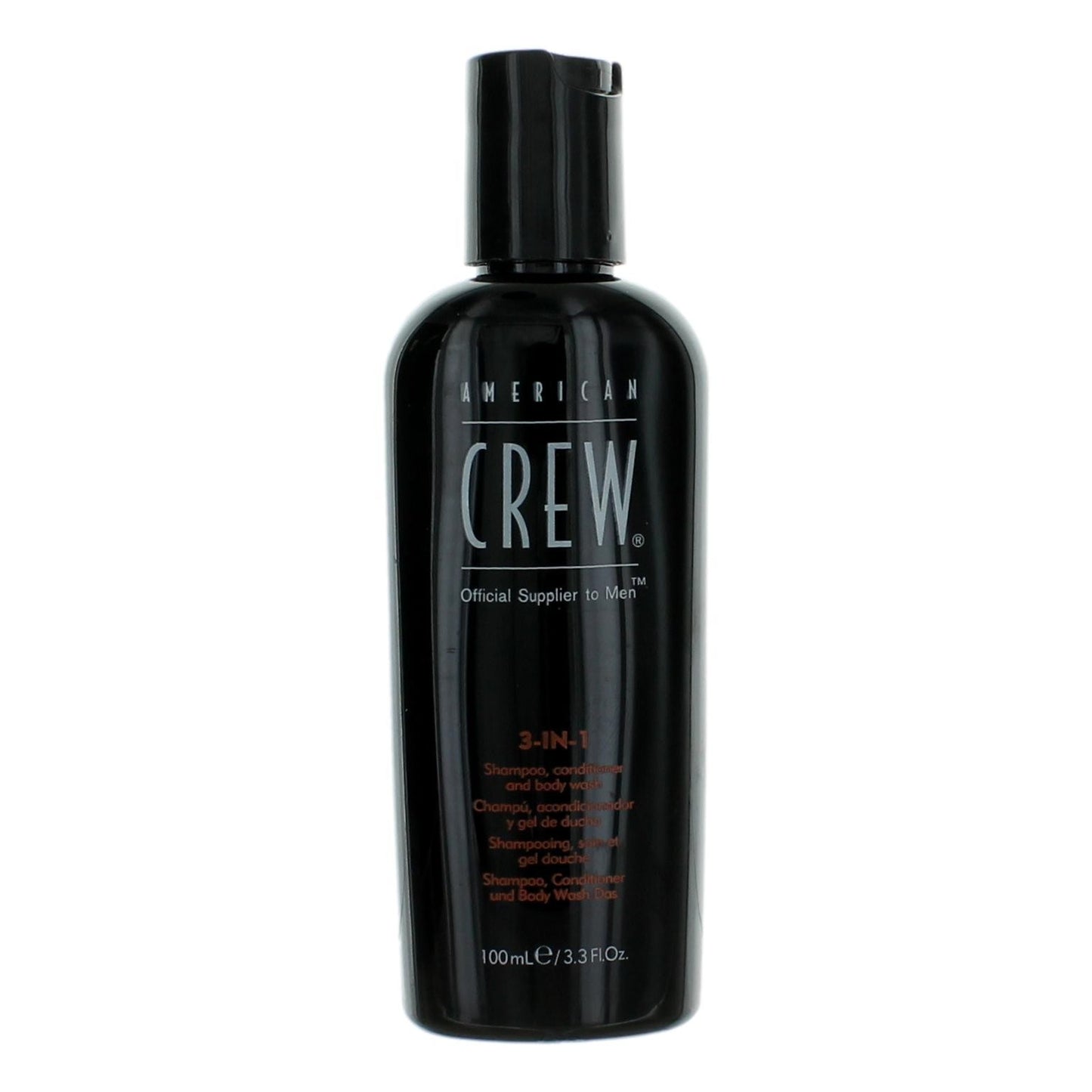 American Crew 3-In-1 by American Crew, 3.3oz Shampoo, Conditioner, and Body Wash by American Crew