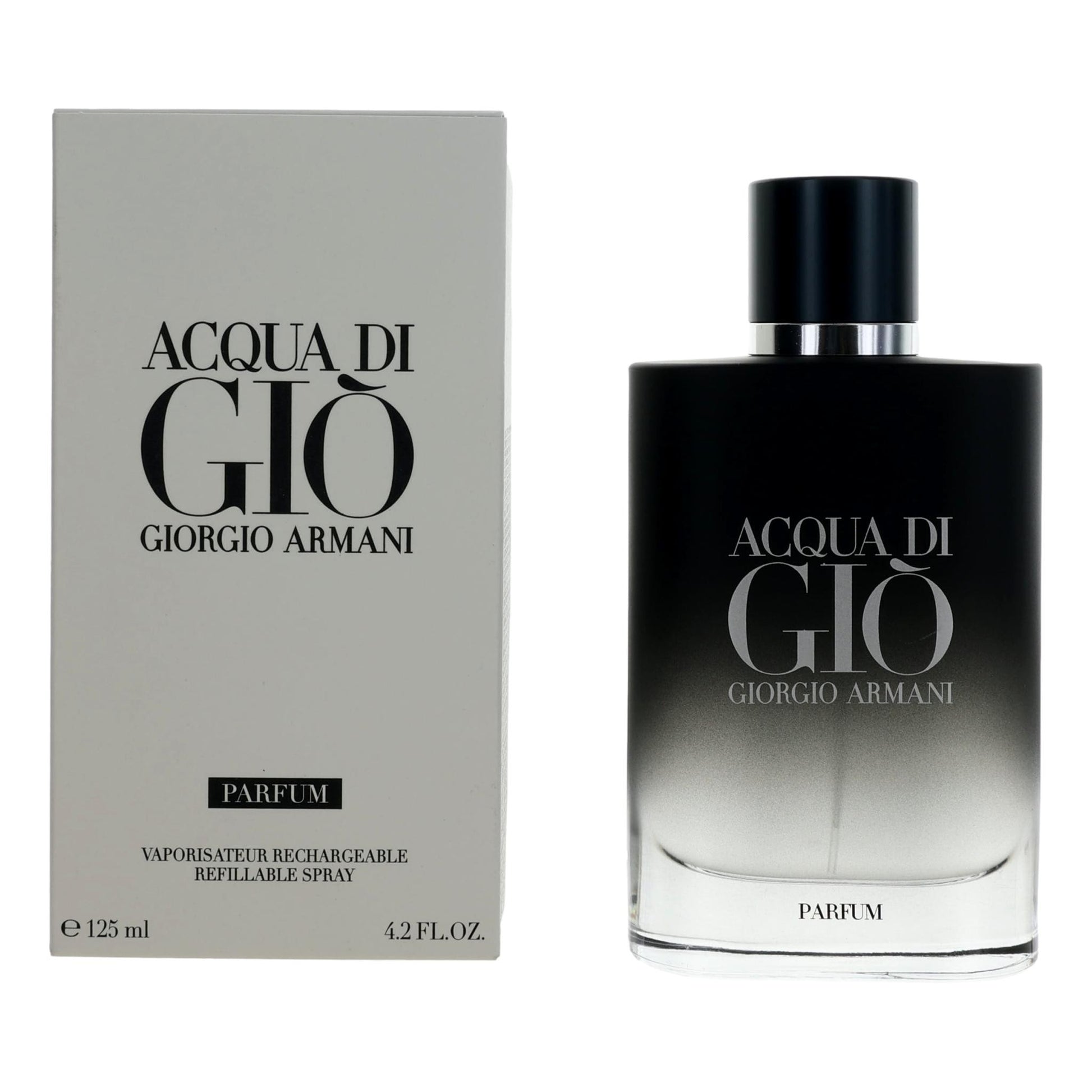 Acqua Di Gio by Giorgio Armani, 4.2 oz Parfum Spray Refillable for Men by Giorgio Armani