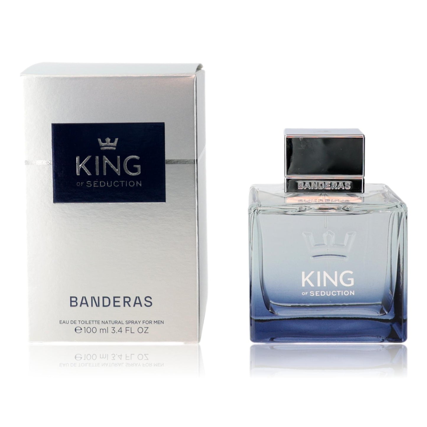 King of Seduction by Antonio Banderas, 3.4 oz EDT Spray for Men by Antonio Banderas