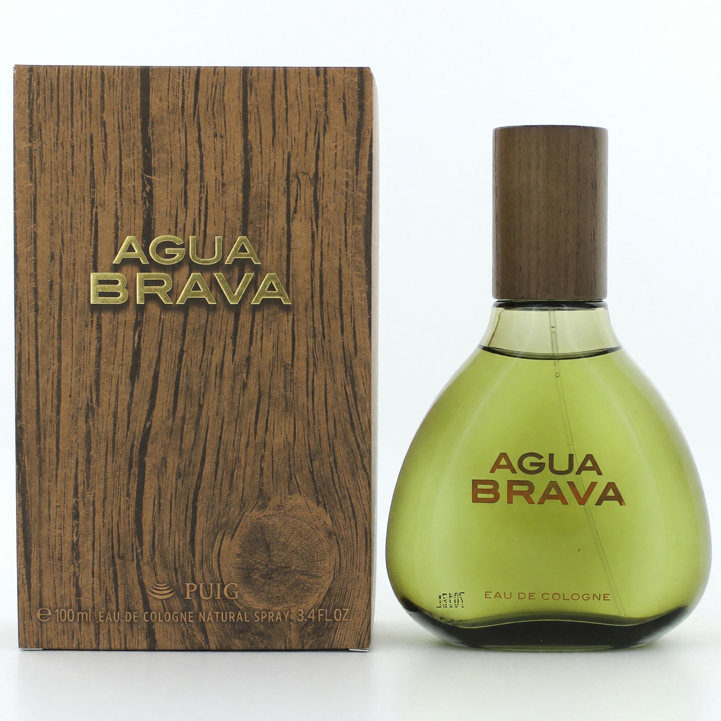 Agua Brava by Antonio Puig, 3.4 oz Eau De Cologne Spray for Men by Puig