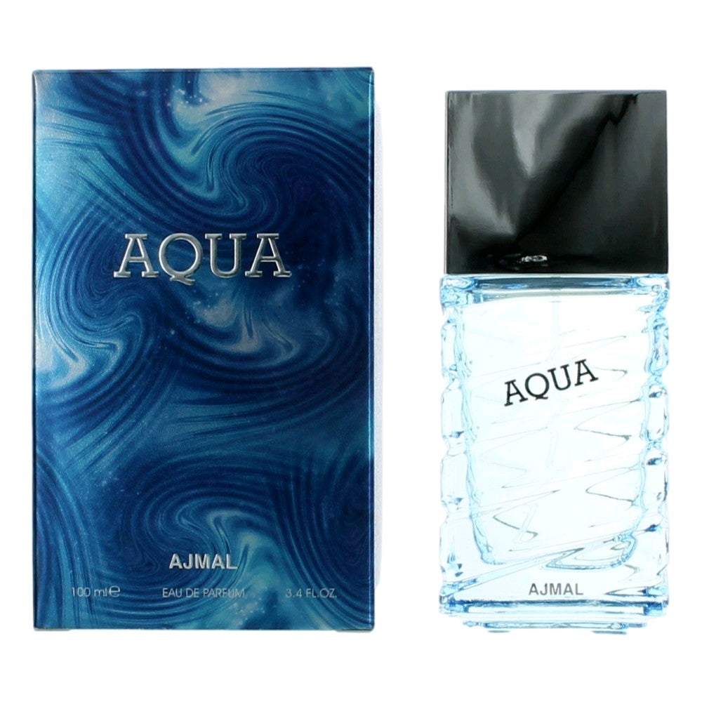 Aqua by Ajmal, 3.4 oz EDP Spray for Men by Ajmal