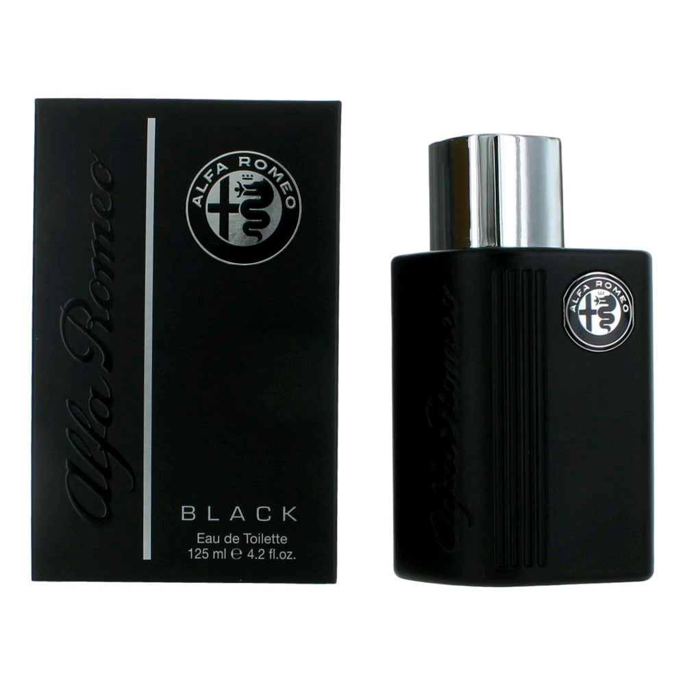 Alfa Romeo Black by Alfa Romeo, 4.2 oz EDT Spray for Men by Alfa Romeo