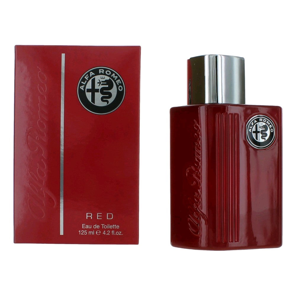 Alfa Romeo Red by Alfa Romeo, 4.2 oz EDT Spray for Men by Alfa Romeo