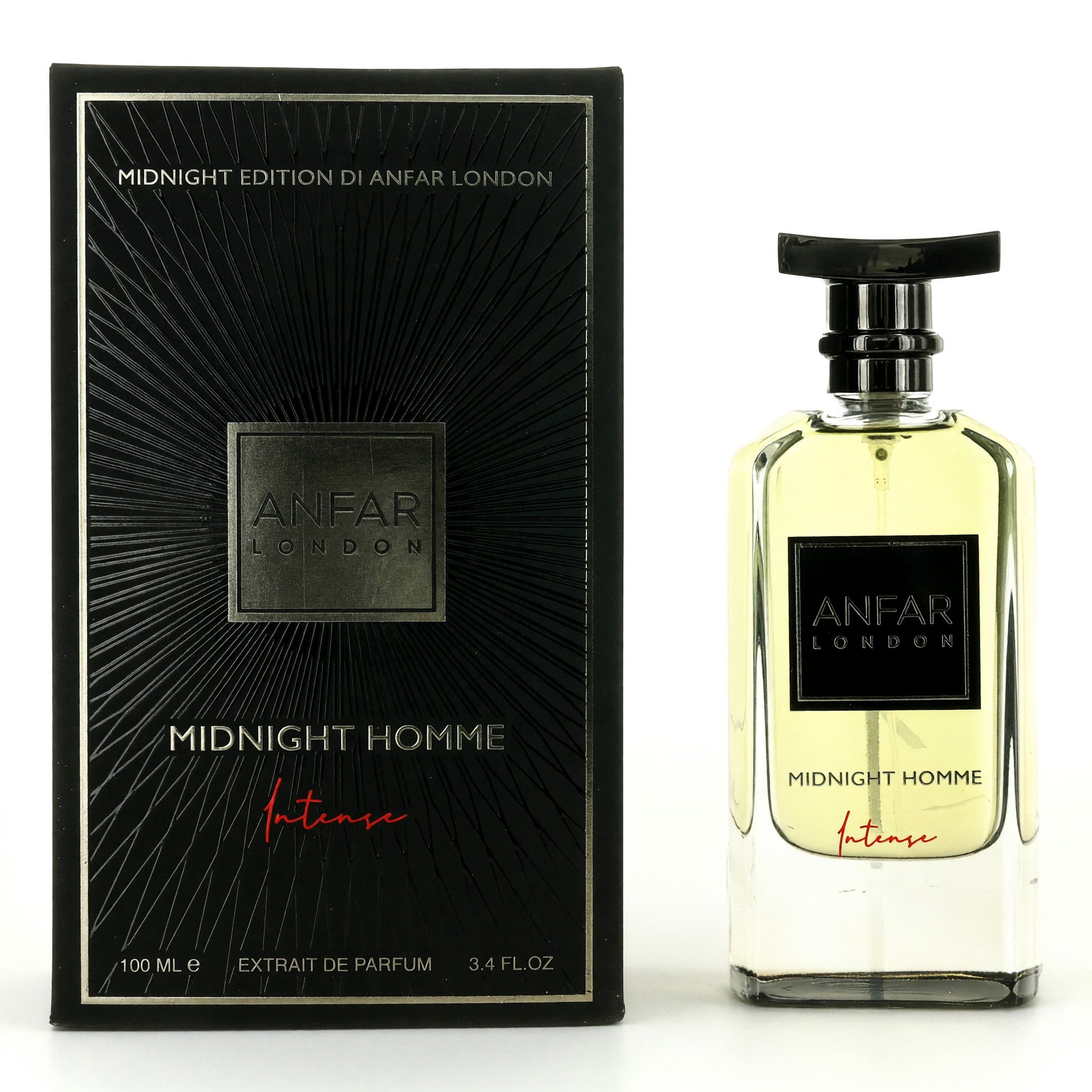 London Midnight Intense by Anfar, 3.4oz Extrait de Parfum Spray men by Anfar