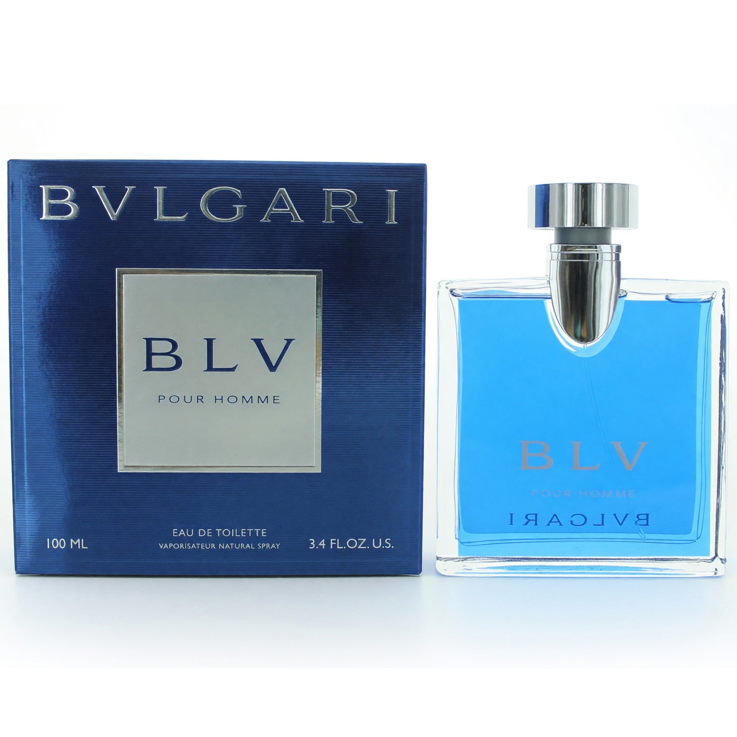 BLV Pour Homme by Bvlgari, 3.4 oz EDT Spray for Men Bulgari by Bvlgari