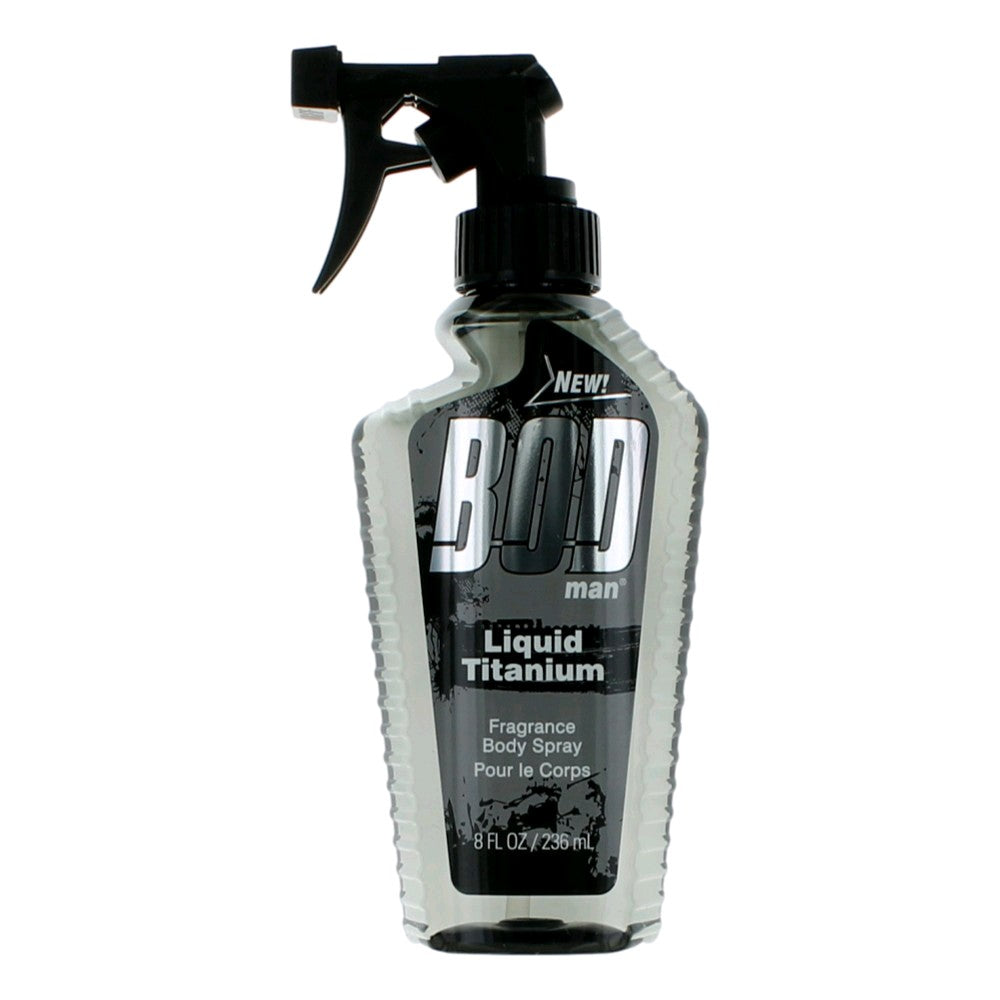 Bod Man Liquid Titanium by Parfums De Coeur, 8oz Frgrance Body Spray men by Parfums De Coeur