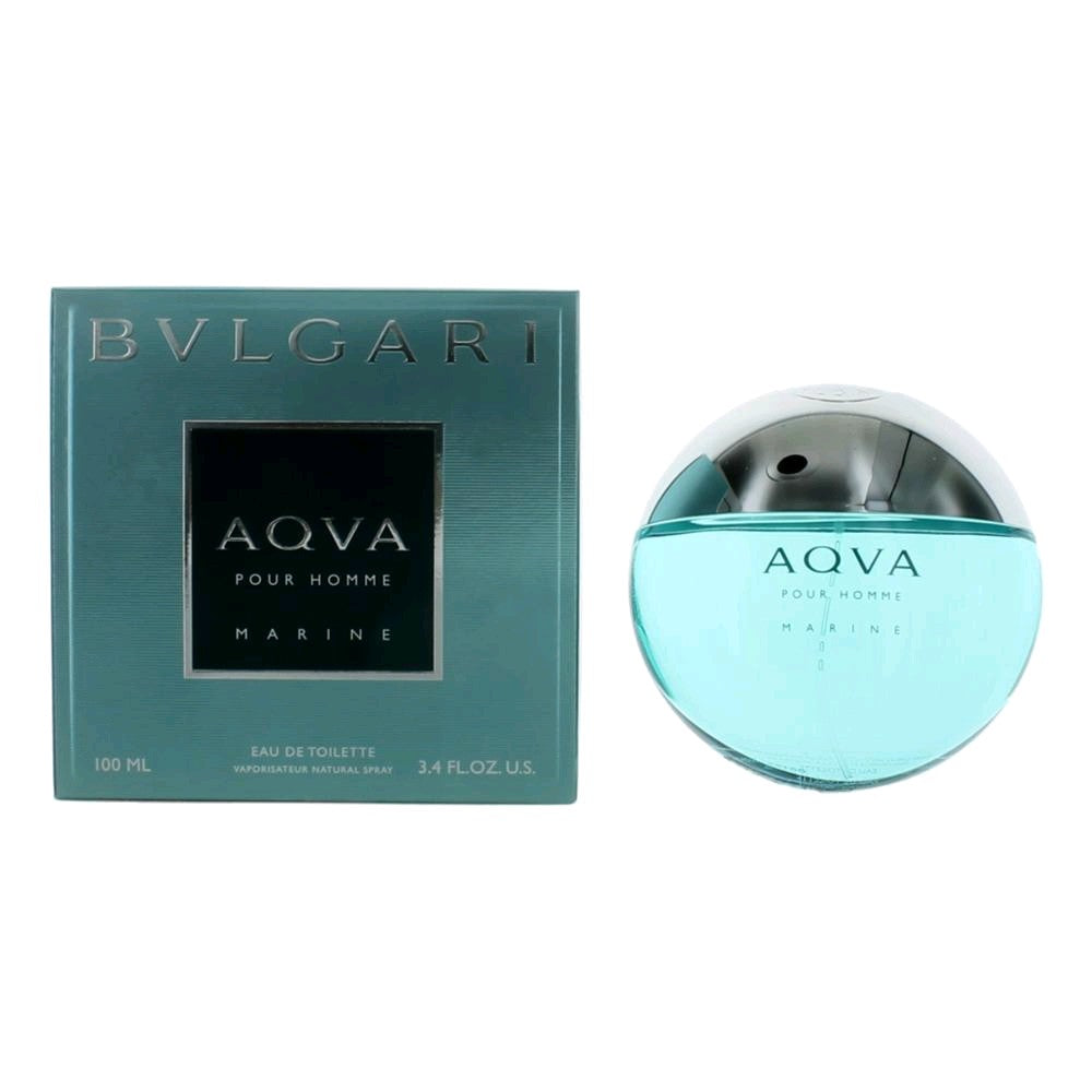 Aqva Marine by Bvlgari, 3.4 oz EDT Spray for Men (Aqua) by Bvlgari