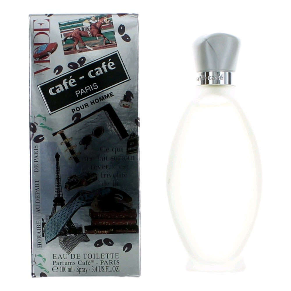 Cafe Cafe Paris by Cafe, 3.4 oz EDT Spray for Men by Cofinluxe