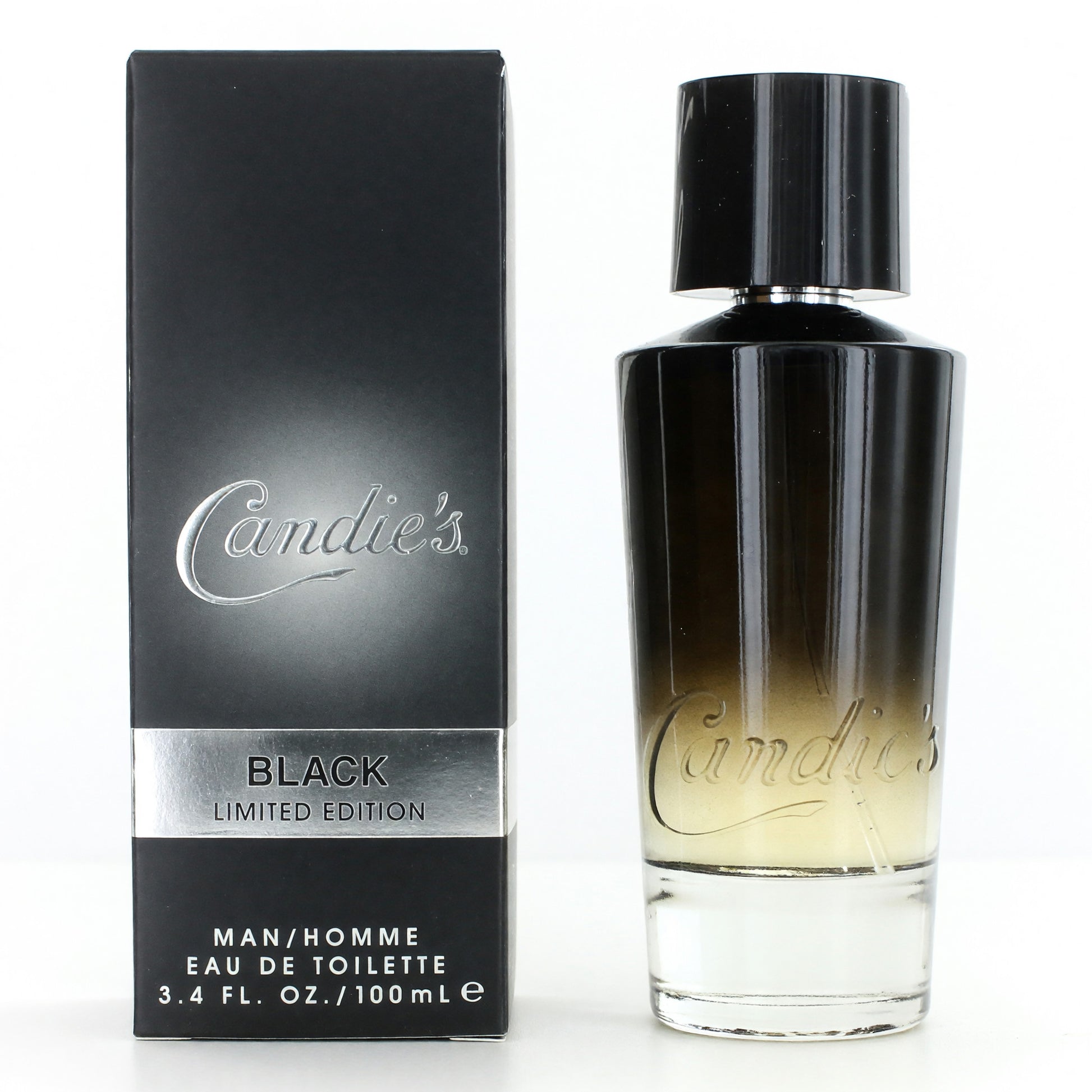 Candie's Black by Candies, 3.4 oz EDT Spray for Men by Candies